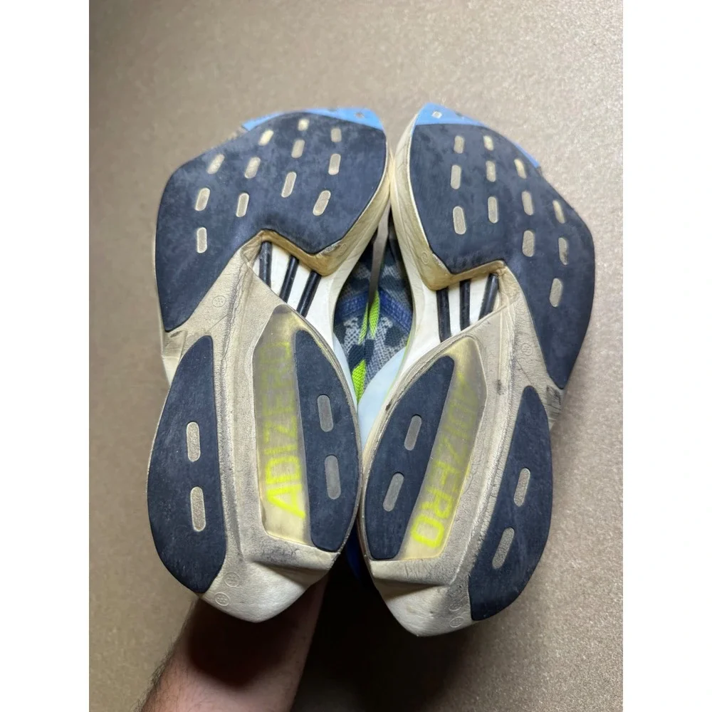 Adidas Adizero Adios Pro 3 Mens Running Shoes Leopard Yellow GX9444 US 11.5